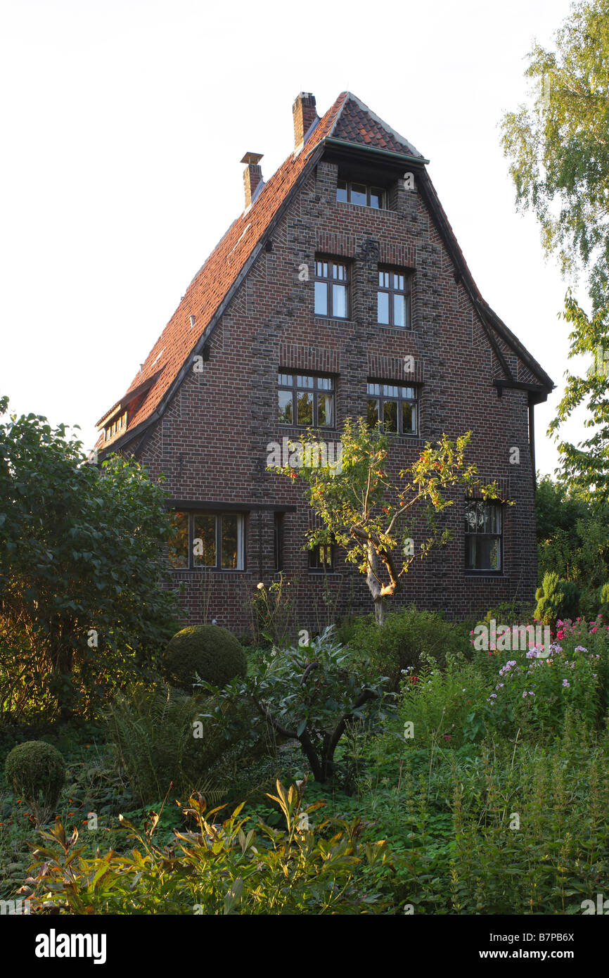 Krefeld, Kuhdyk 20, Buschhüterhaus, erbaut 1936, Südseite Foto Stock