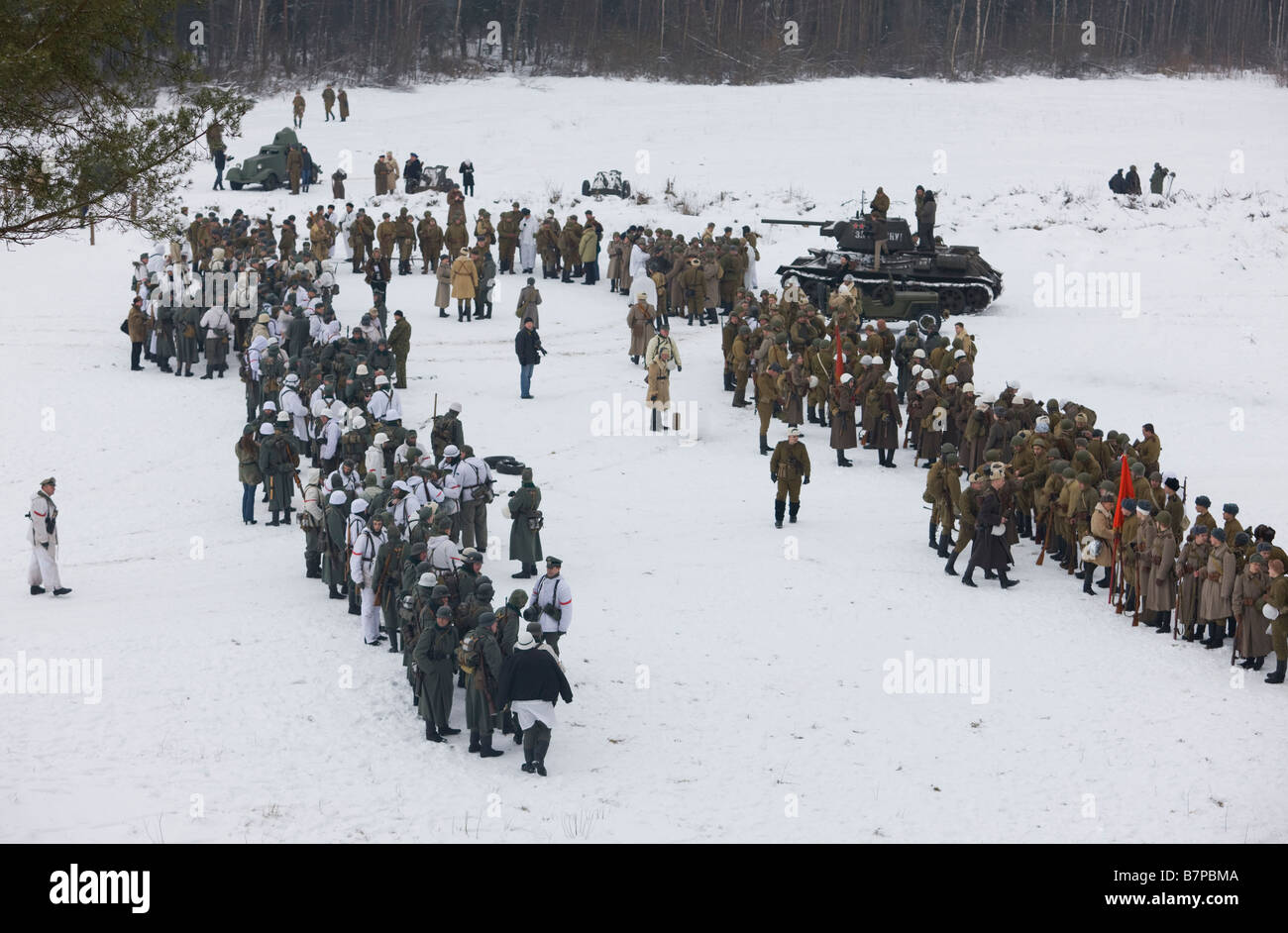 Armata Rossa e la Wehrmacht saldature dei tempi della Grande Guerra Patriottica (II Guerra Mondiale), 1943 Foto Stock