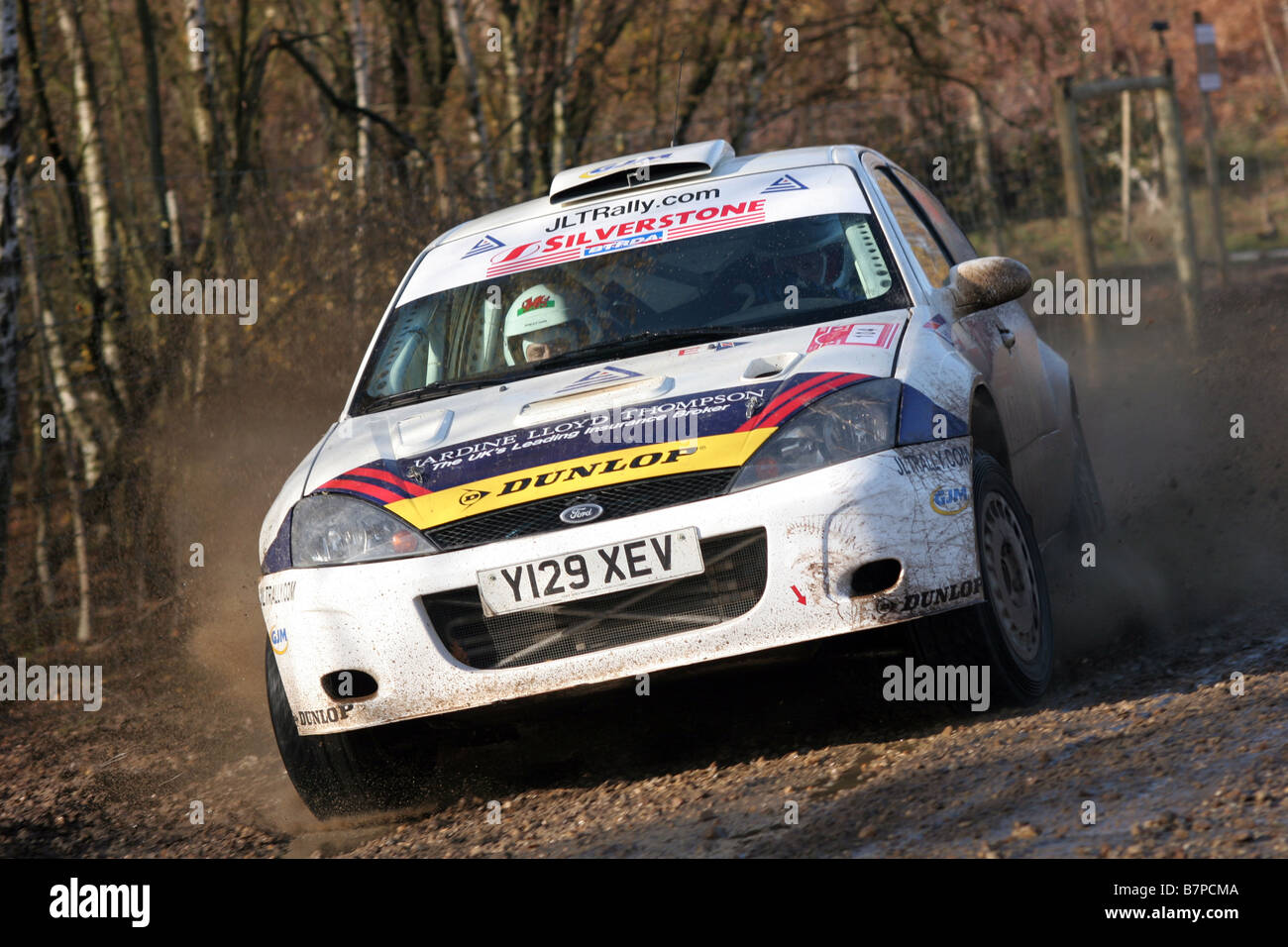 Automobili di eseguire al Rally Tempest 2008 Foto Stock