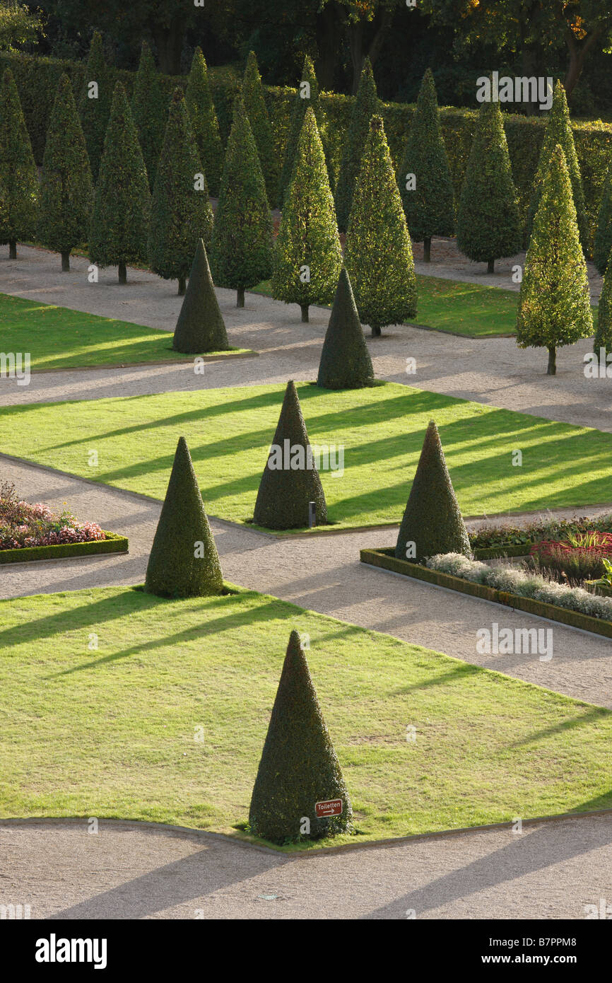 Kamp-Lintfort, Kloster Kamp, Terrassengarten, Parterre Foto Stock