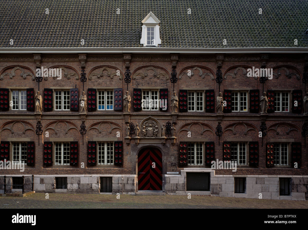 Nijmegen, Lateinschule, Fassade Foto Stock