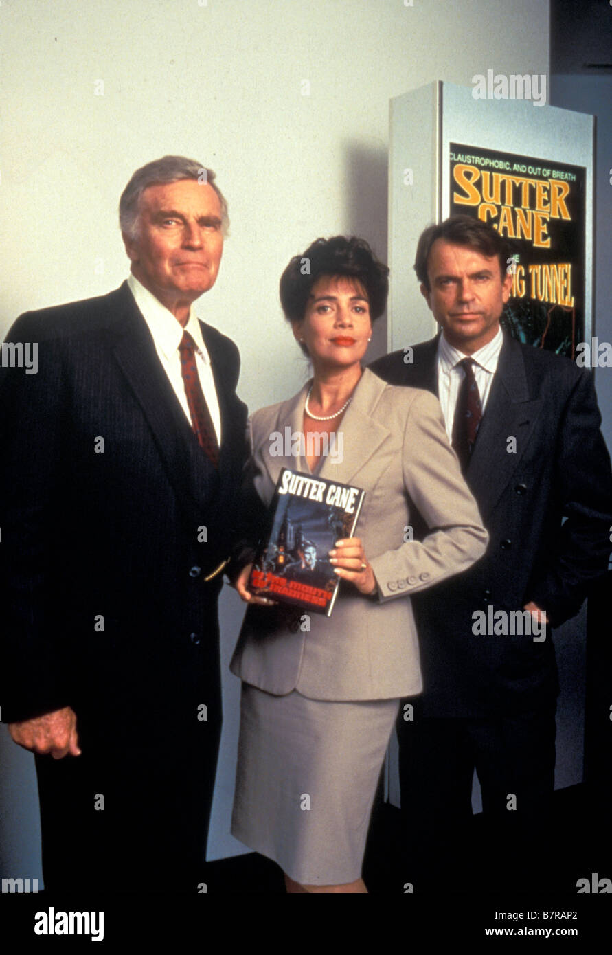 In bocca di follia Anno: 1994 USA Charlton Heston , Julie Carmen , Sam Neill Direttore: John Carpenter Foto Stock