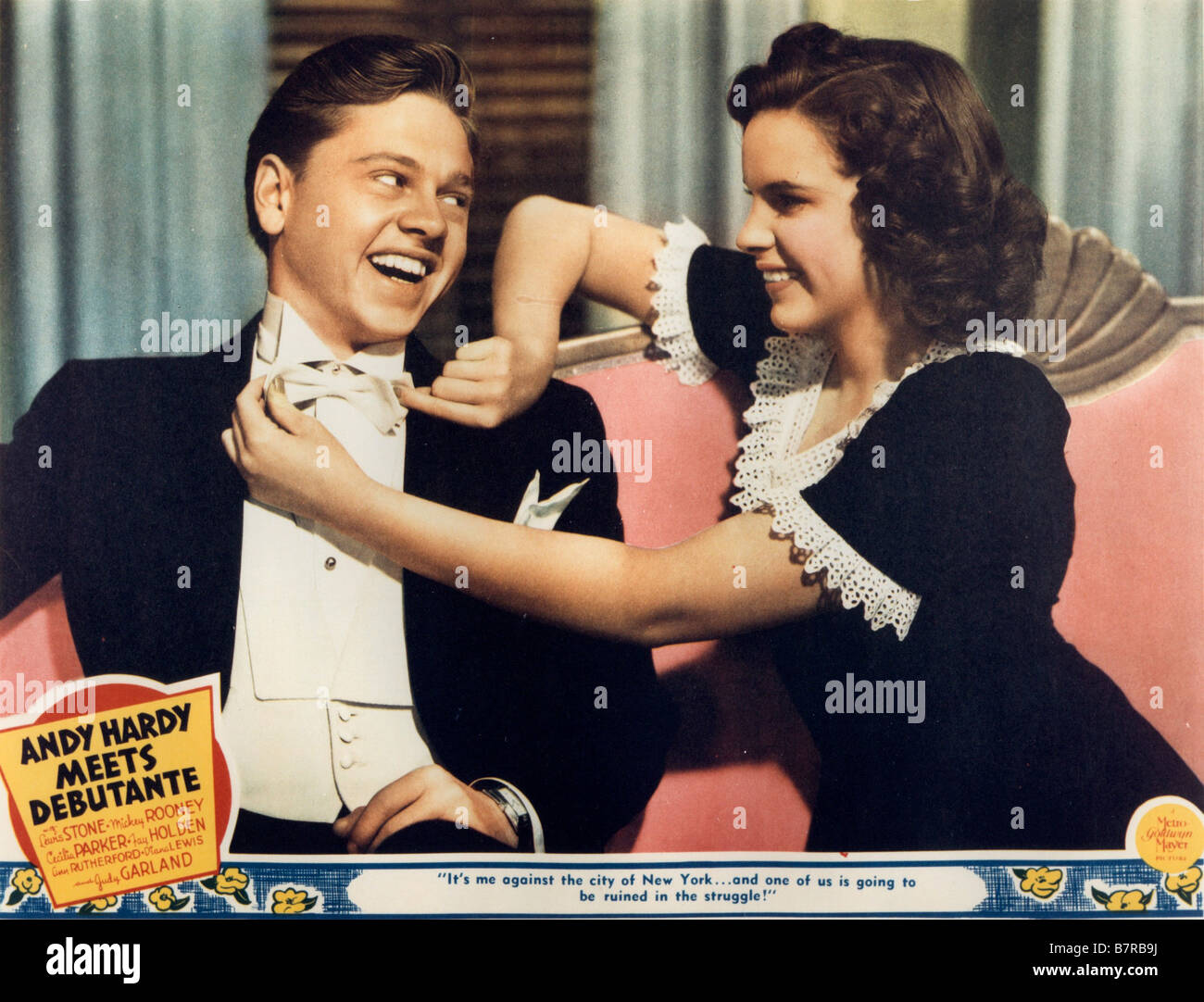 Andy Hardy incontra il debuttante anno: 1940 USA diretto da George B. Seitz Mickey Rooney Judy Garland Foto Stock