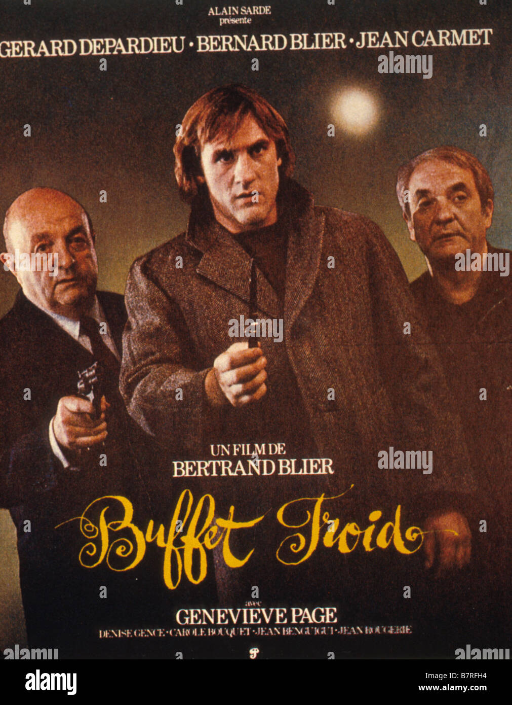 A Buffet froid Salumi Anno: 1979 - FRANCIA DIRETTORE: Bertrand Blier Bernard Blier, Gérard Depardieu, Jean O. Carmet poster (Fr) Foto Stock