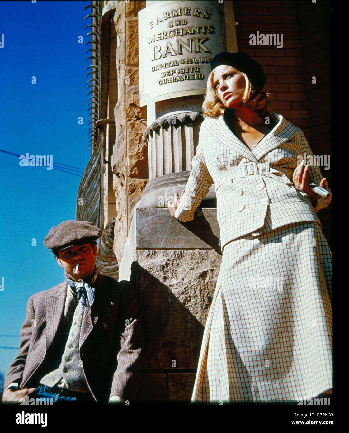 Bonnie e Clyde Anno : 1967 USA Arthur Penn Faye Dunaway, Michael J.Pollard Foto Stock