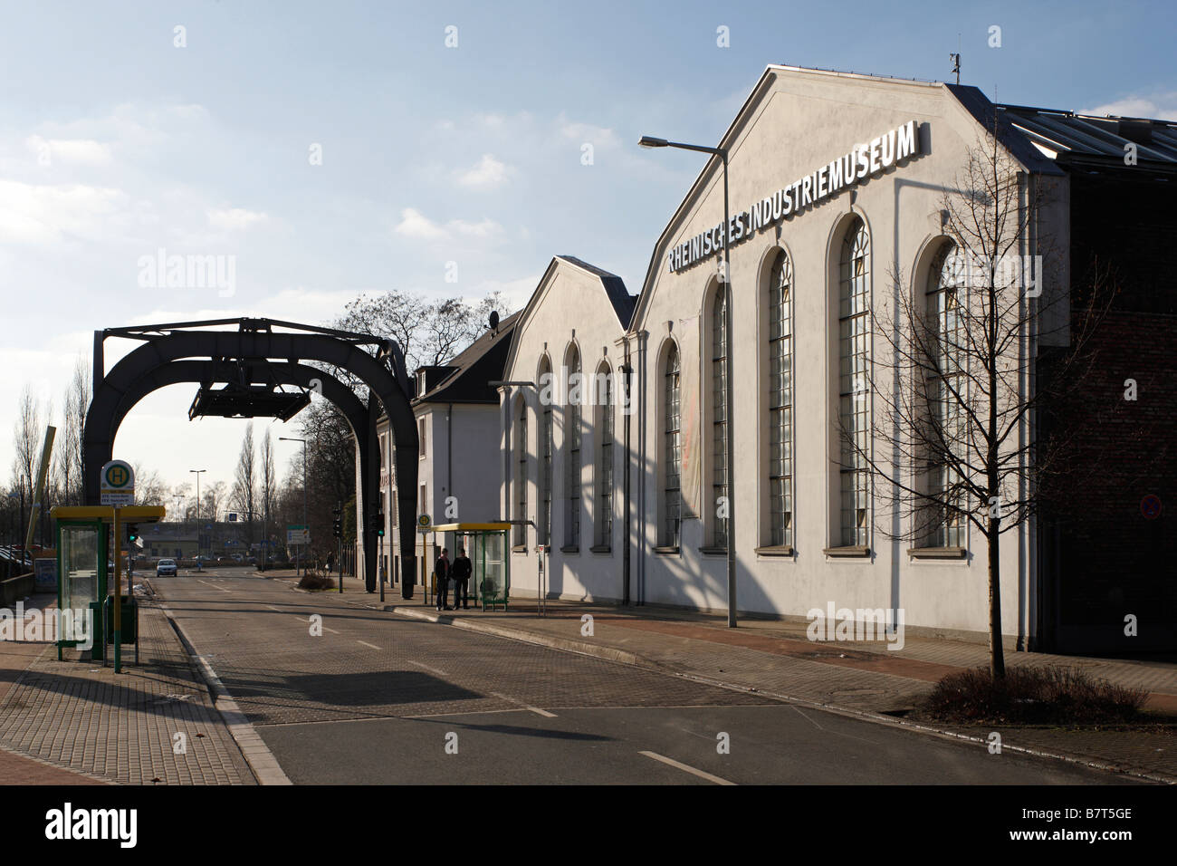 Oberhausen, Zinkfabrik Altenberg, LVR-Industriemuseum, Museum der Schwerindustrie, Straßenseite, Eingangsbereich Foto Stock