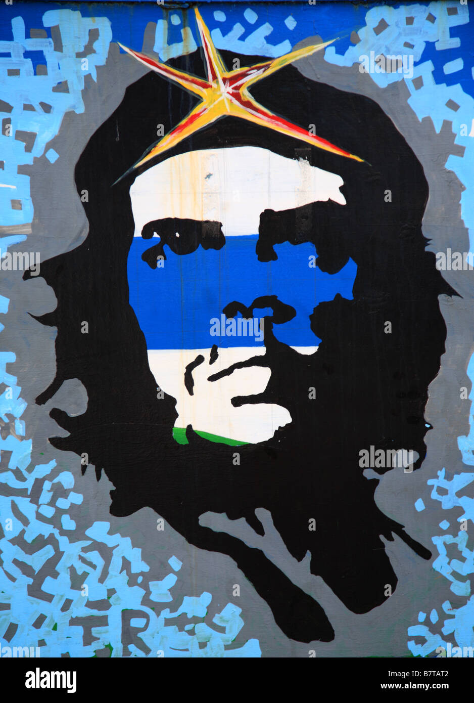 Che Guevara foto scattata da una parete a Cuba Foto Stock