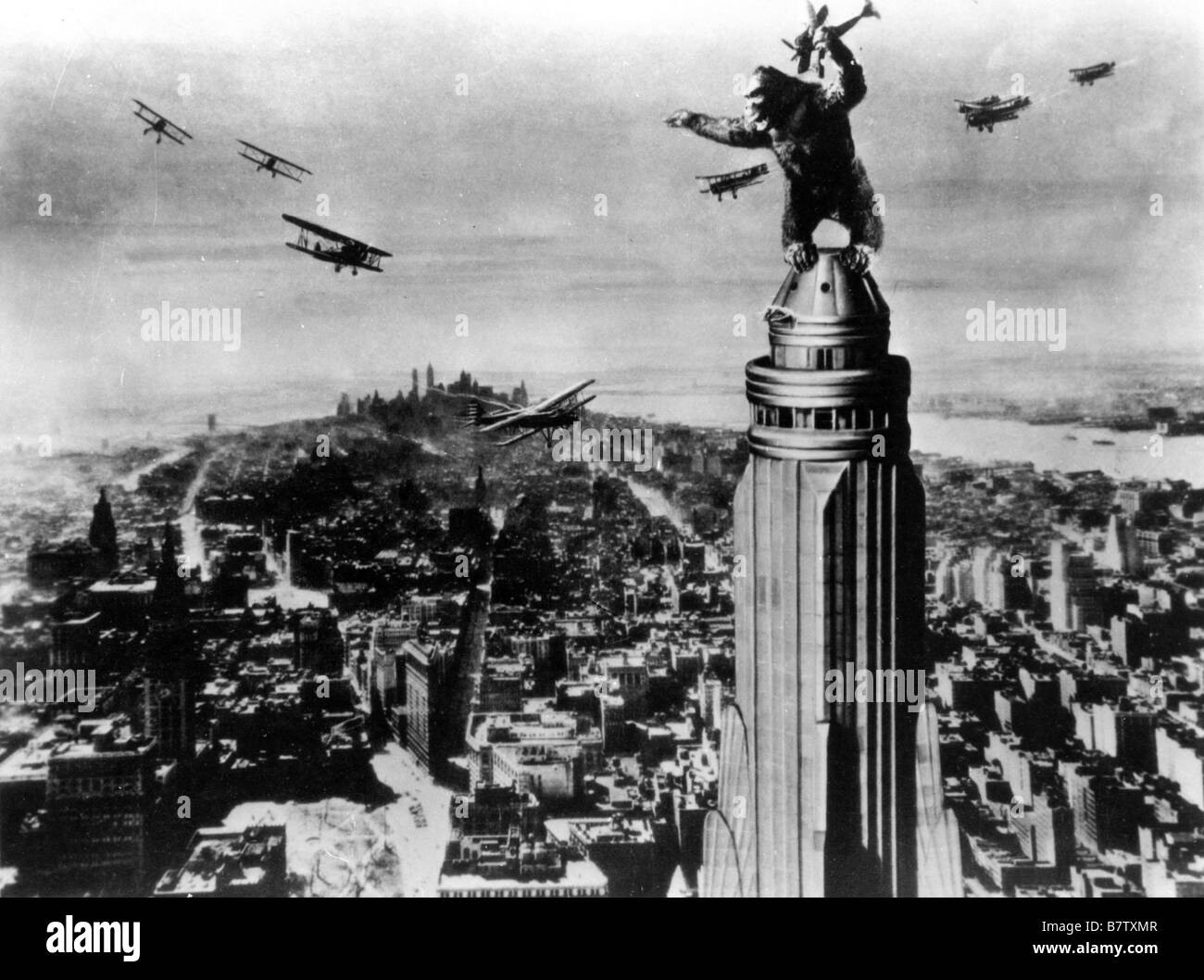 King Kong Anno: 1933 registi USA: Merian C. Cooper e Ernest B. Schoedsack Foto Stock