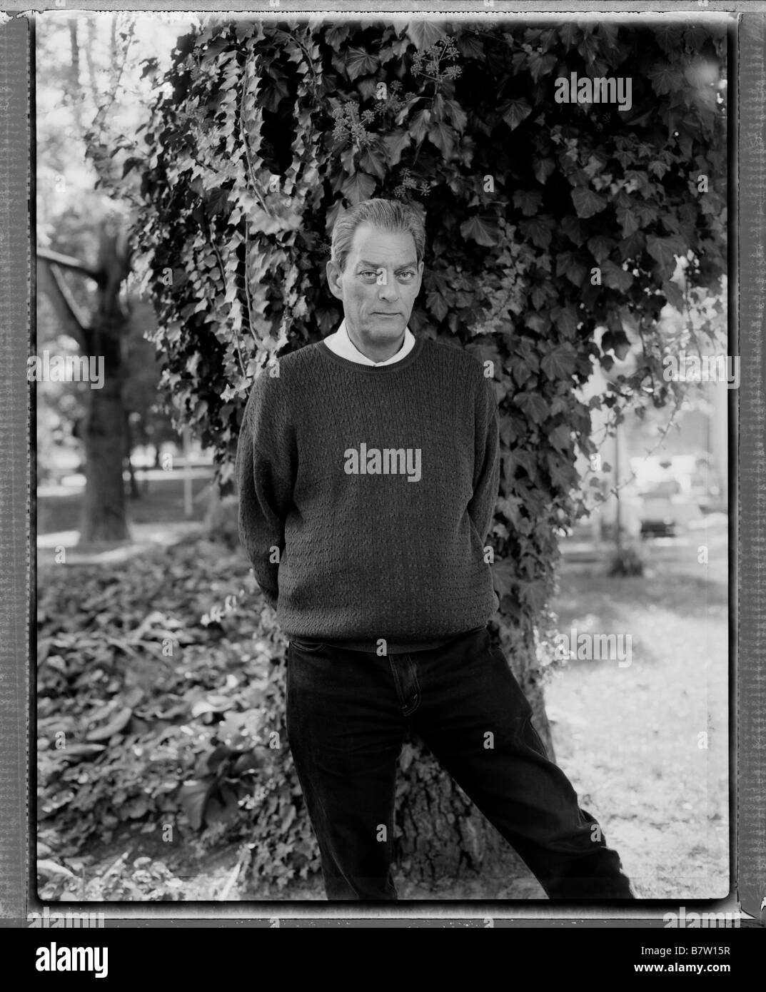 New York based autore e regista Paul Auster" ritratto scatti presi a ottobre 2008 a Stuttgart Germania Foto Stock