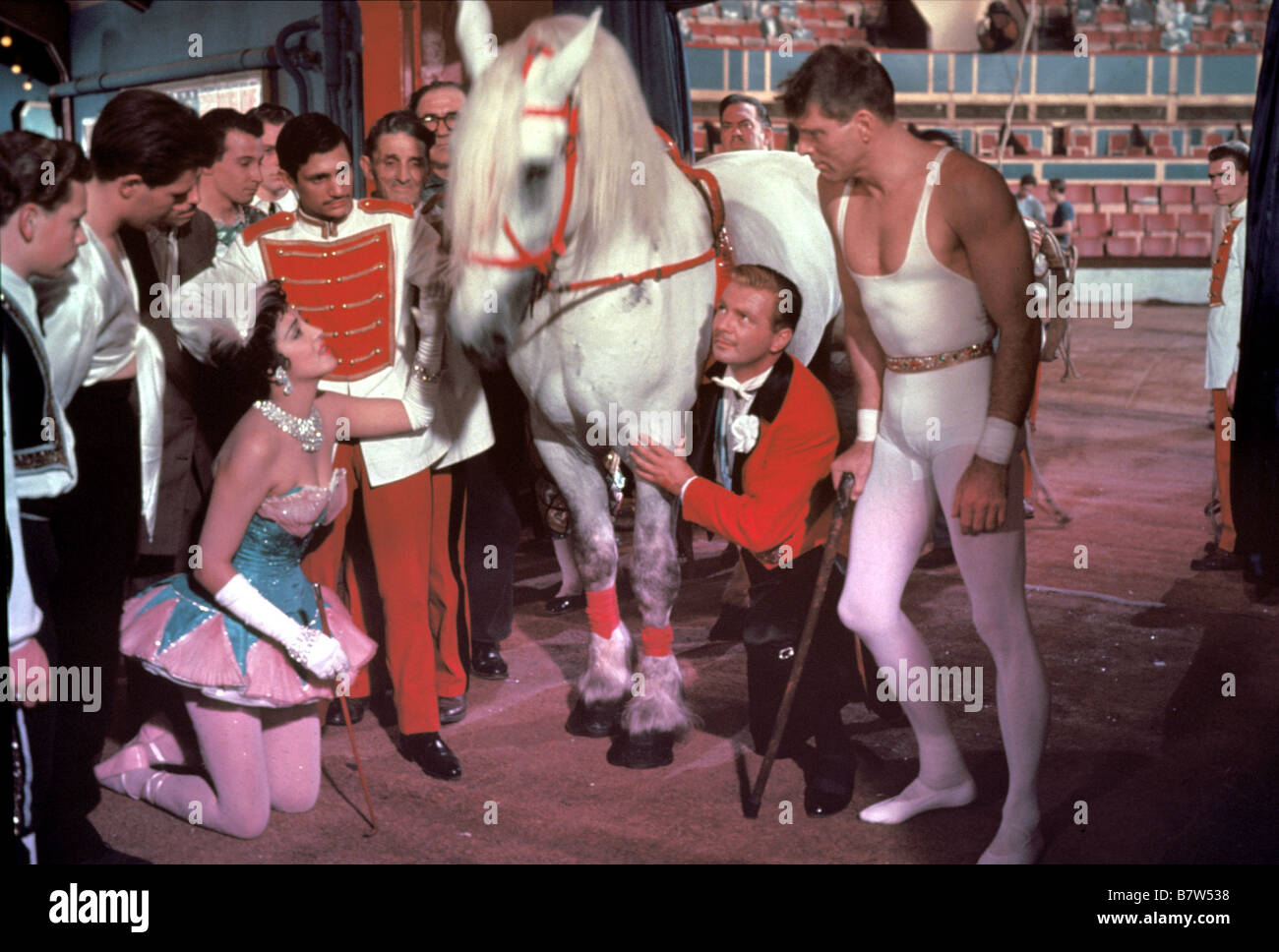 Trapeze Anno: 1956 USA Katy Jurado, Burt Lancaster Direttore: Carol Reed Foto Stock