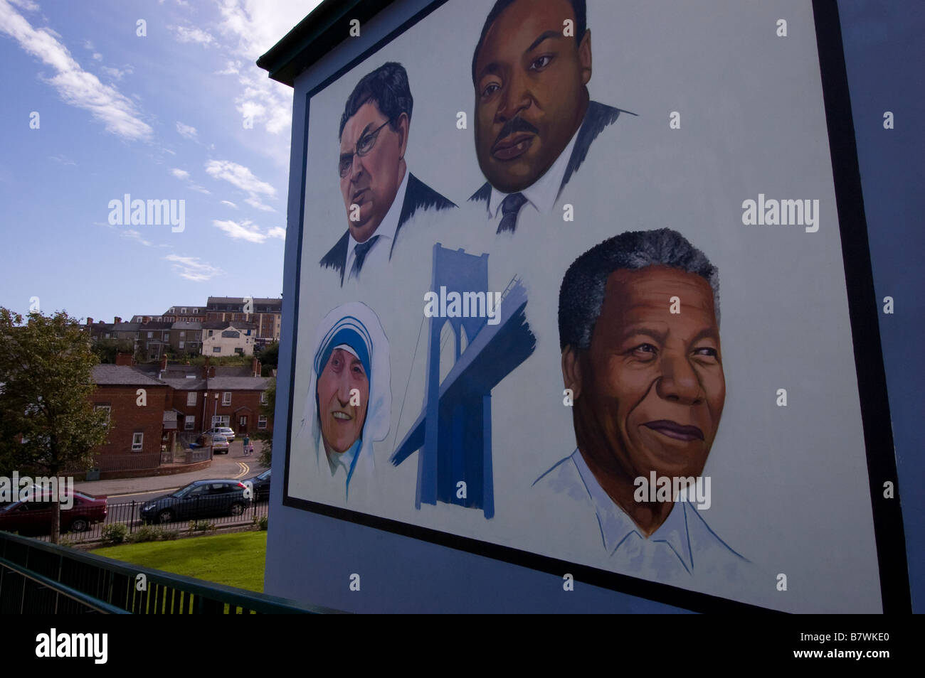 Murale bogside derry Foto Stock