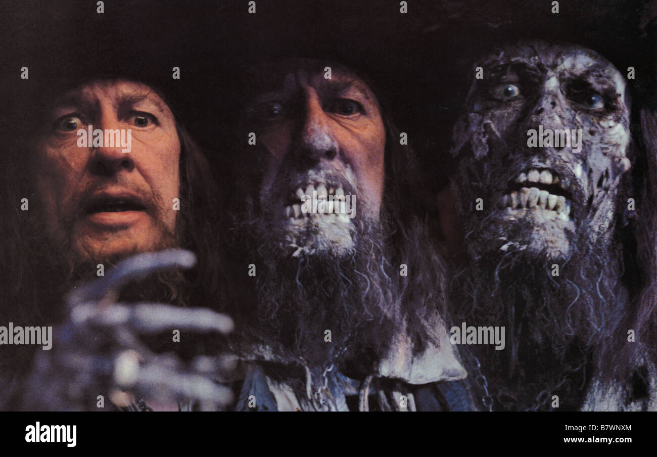 Pirati dei Caraibi: La maledizione della perla nera Anno: 2003 USA Geoffrey Rush Direttore: Gore Verbinski Foto Stock