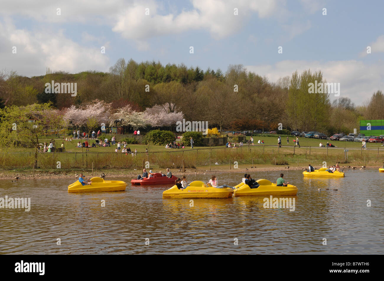 Città Telford Shropshire Park Regno Unito Inghilterra Foto Stock