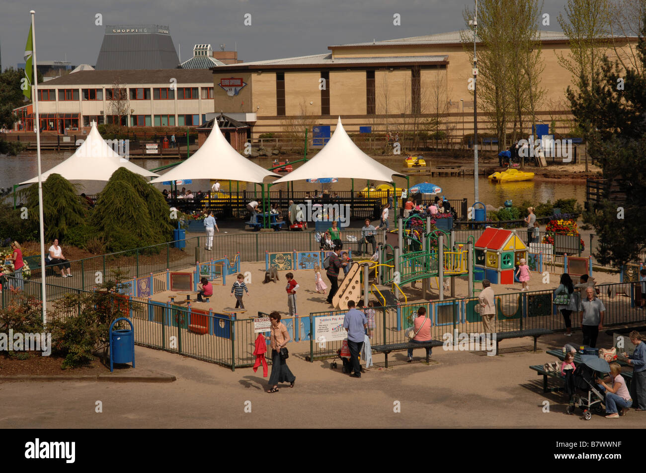 Città Telford Shropshire Park Regno Unito Inghilterra Foto Stock