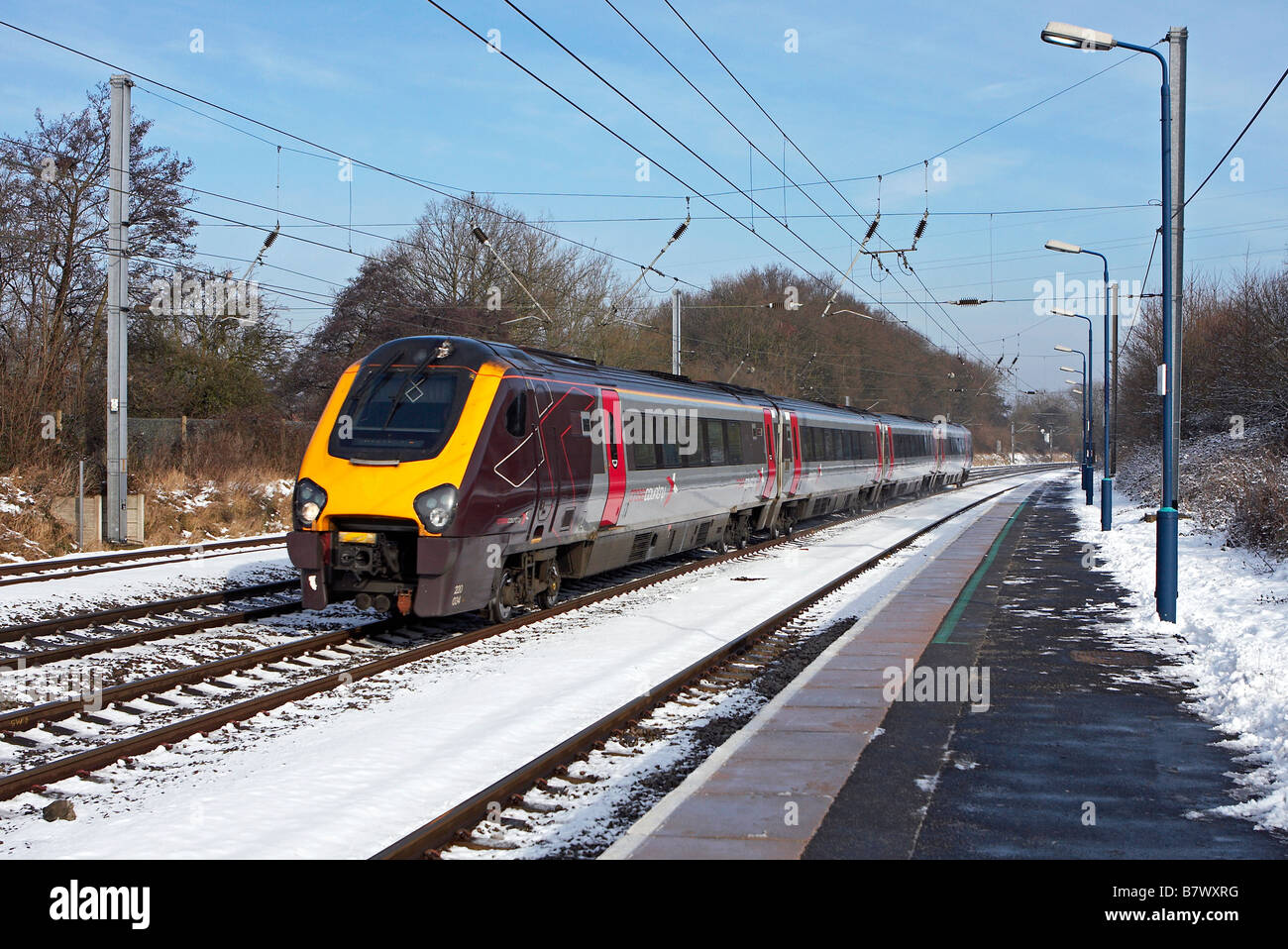 AXC Voyager capi sud attraverso Longbridge con un Glasgow Plymouth servizio su 04 02 09 Foto Stock