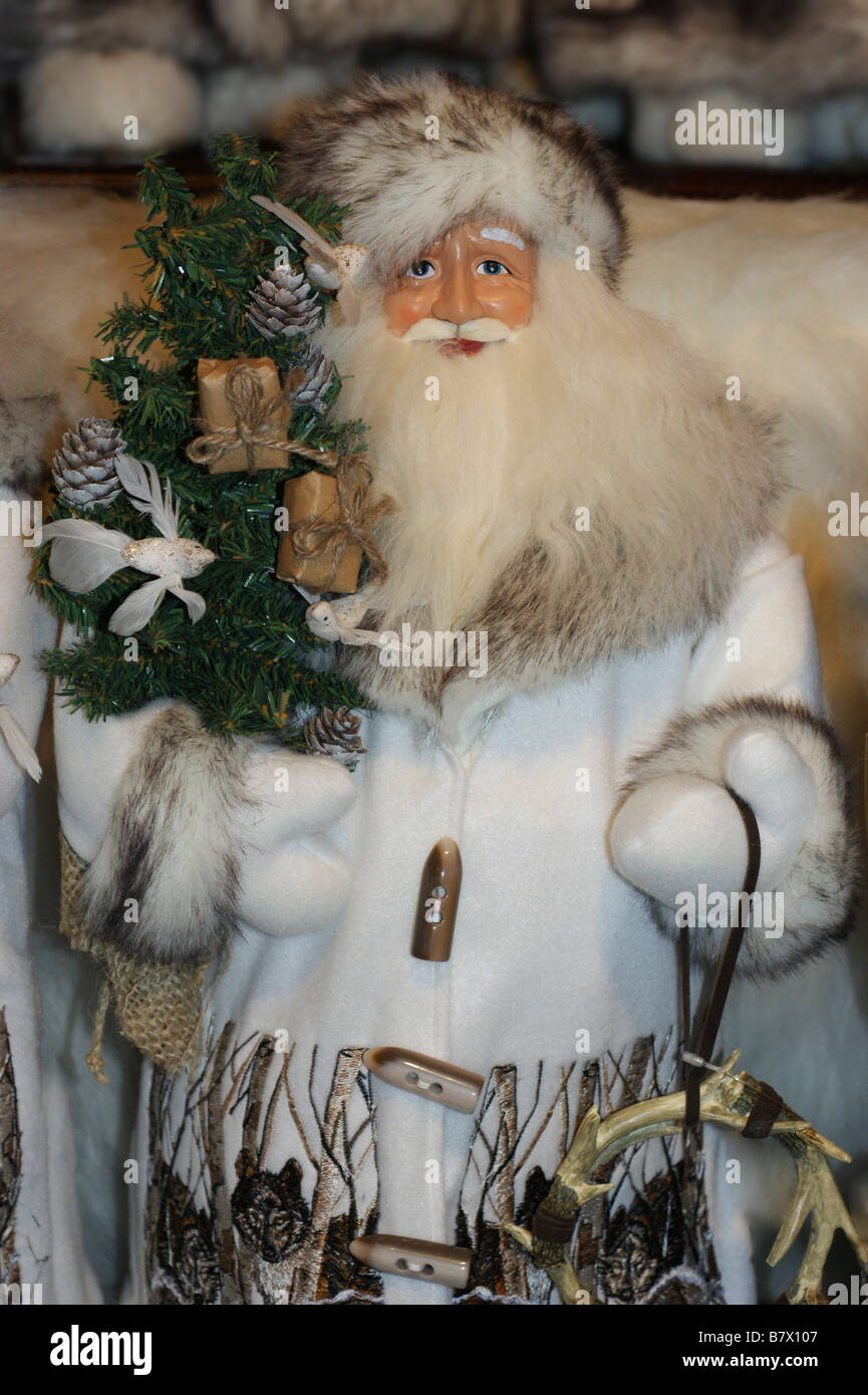 Santa Claus tree topper Foto Stock