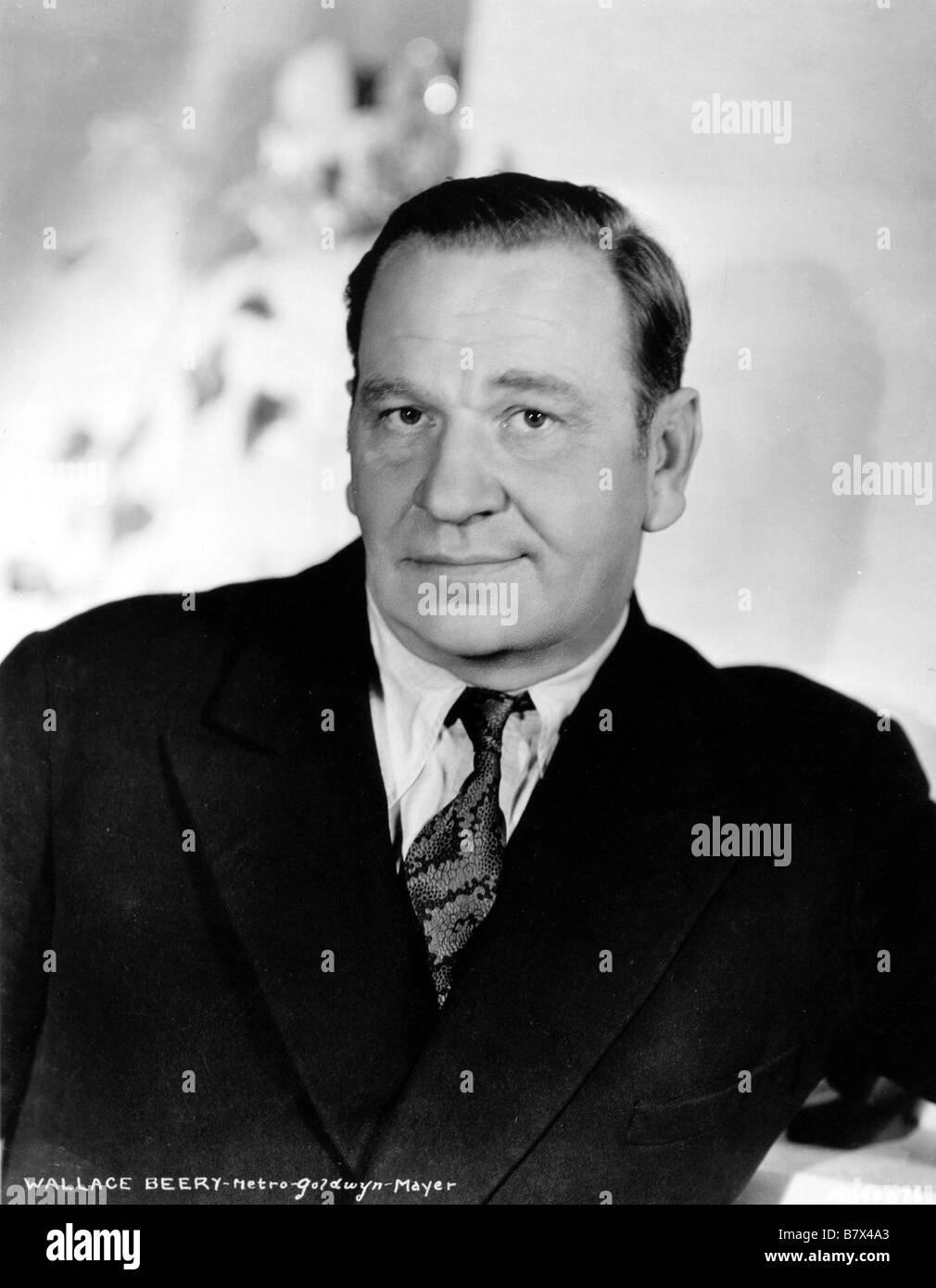 Wallace Beery Foto Stock