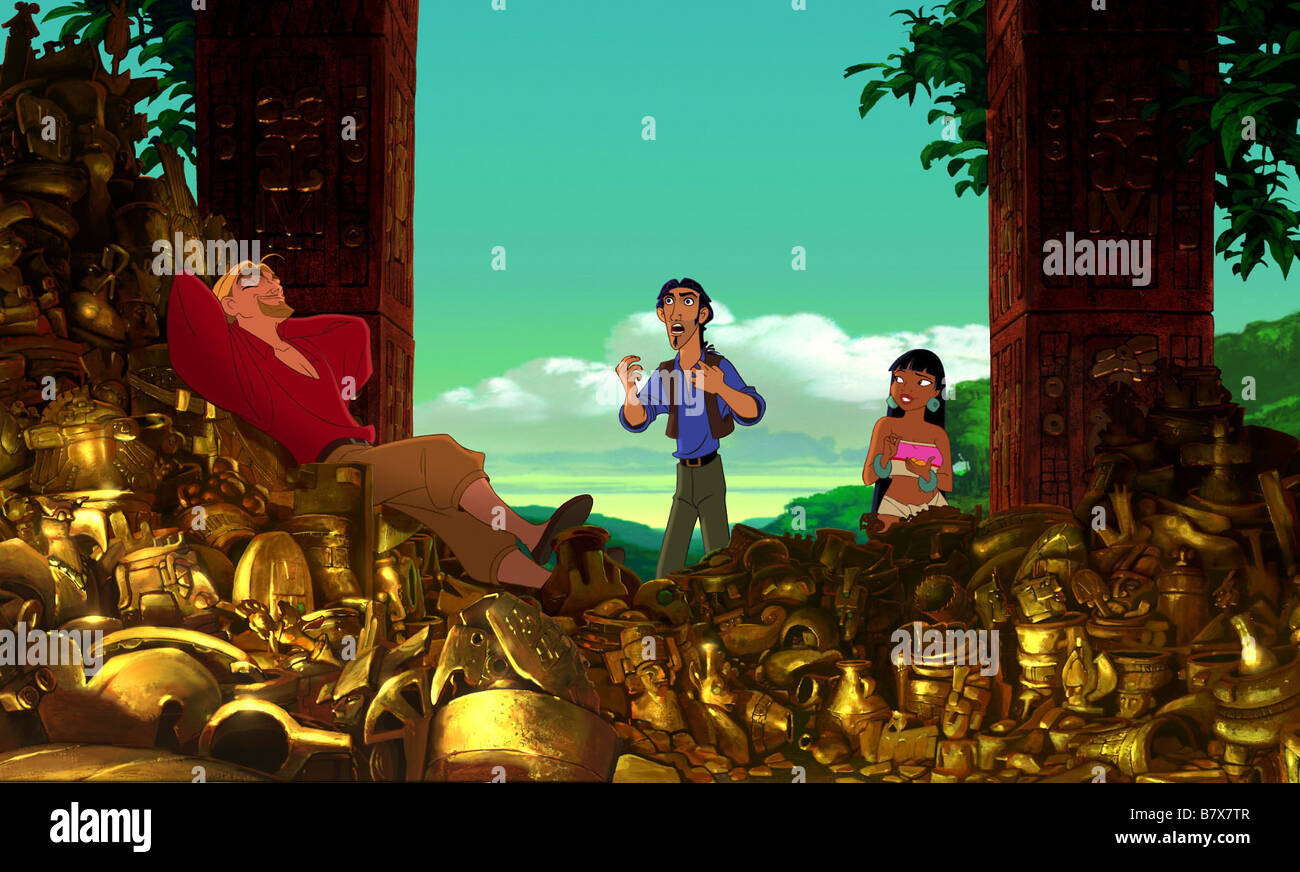 La strada per El Dorado Anno: 2000 USA Animazione Direttore: Bibo Bergeron sarà Finn Foto Stock