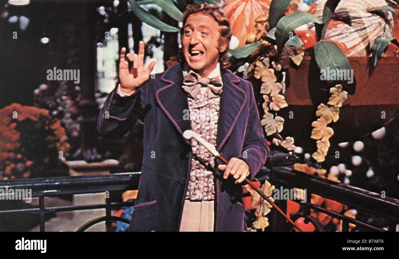 Willy Wonka & la Fabbrica di Cioccolato Anno: 1971 USA Gene Wilder Direttore: Mel Stuart basato su Roald Dahl di Charlie e la Fabbrica di Cioccolato Foto Stock