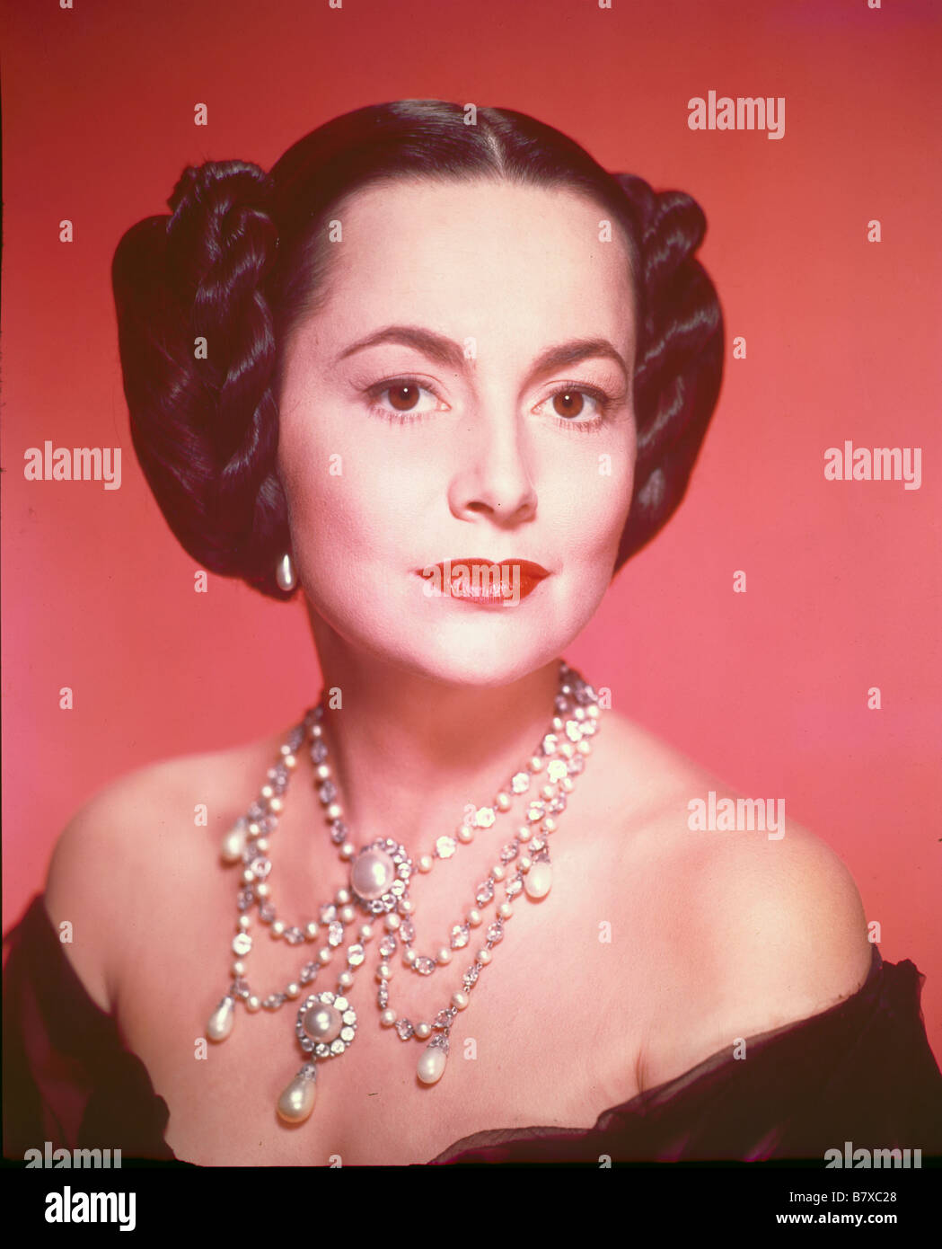 Olivia de Havilland Olivia de Havilland Olivia de Havilland Foto Stock