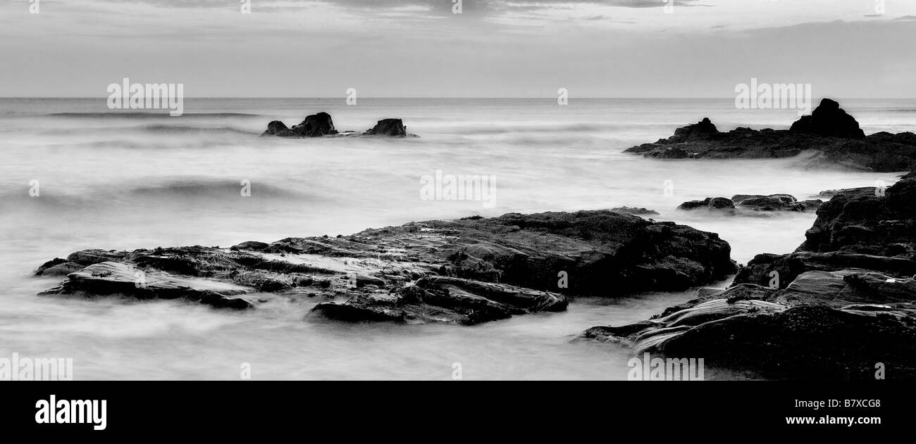 Spiaggia di Saligo isola di Islay Foto Stock