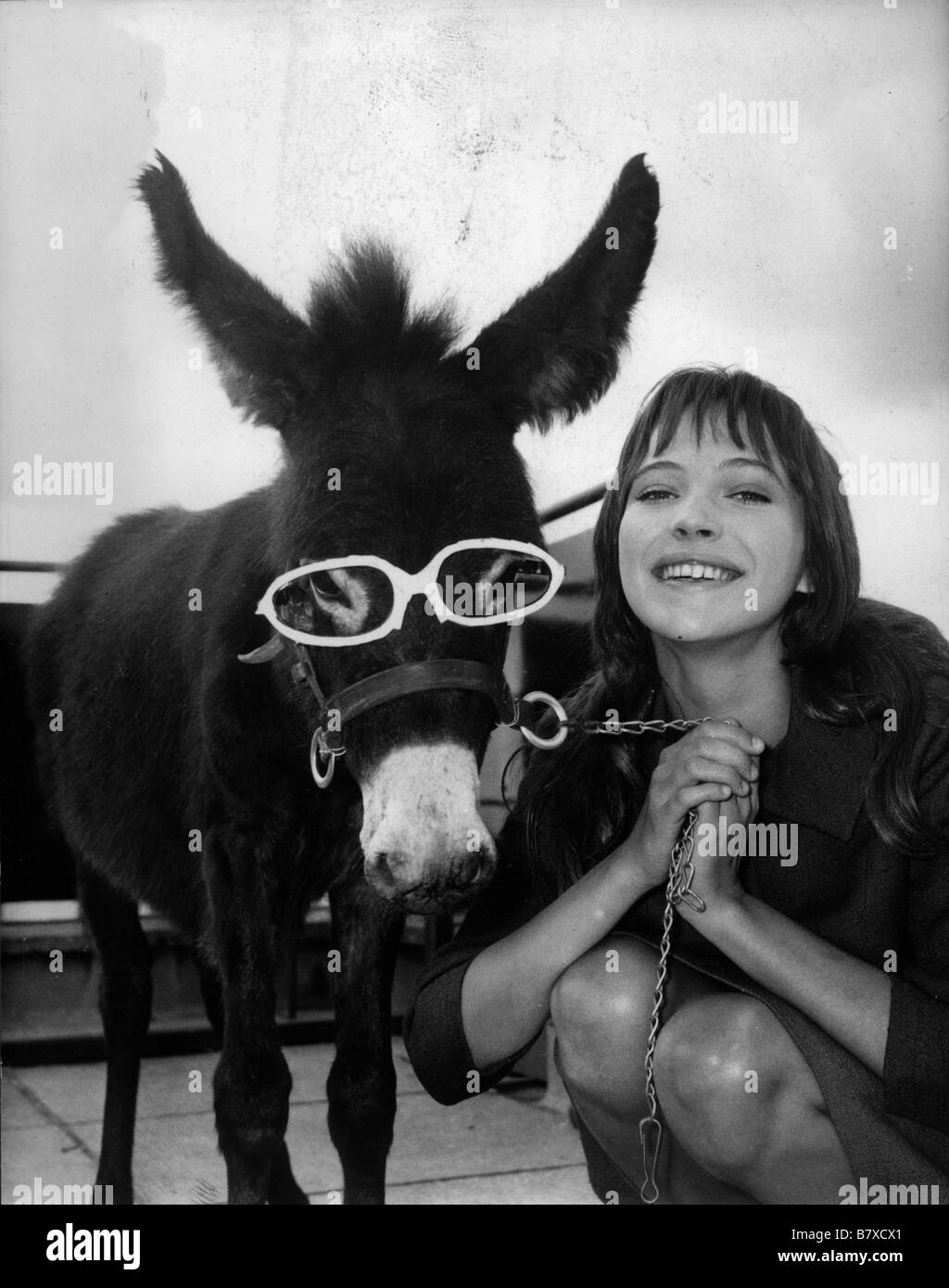 Anna Karina attrice di origine danese 1961 Foto Stock