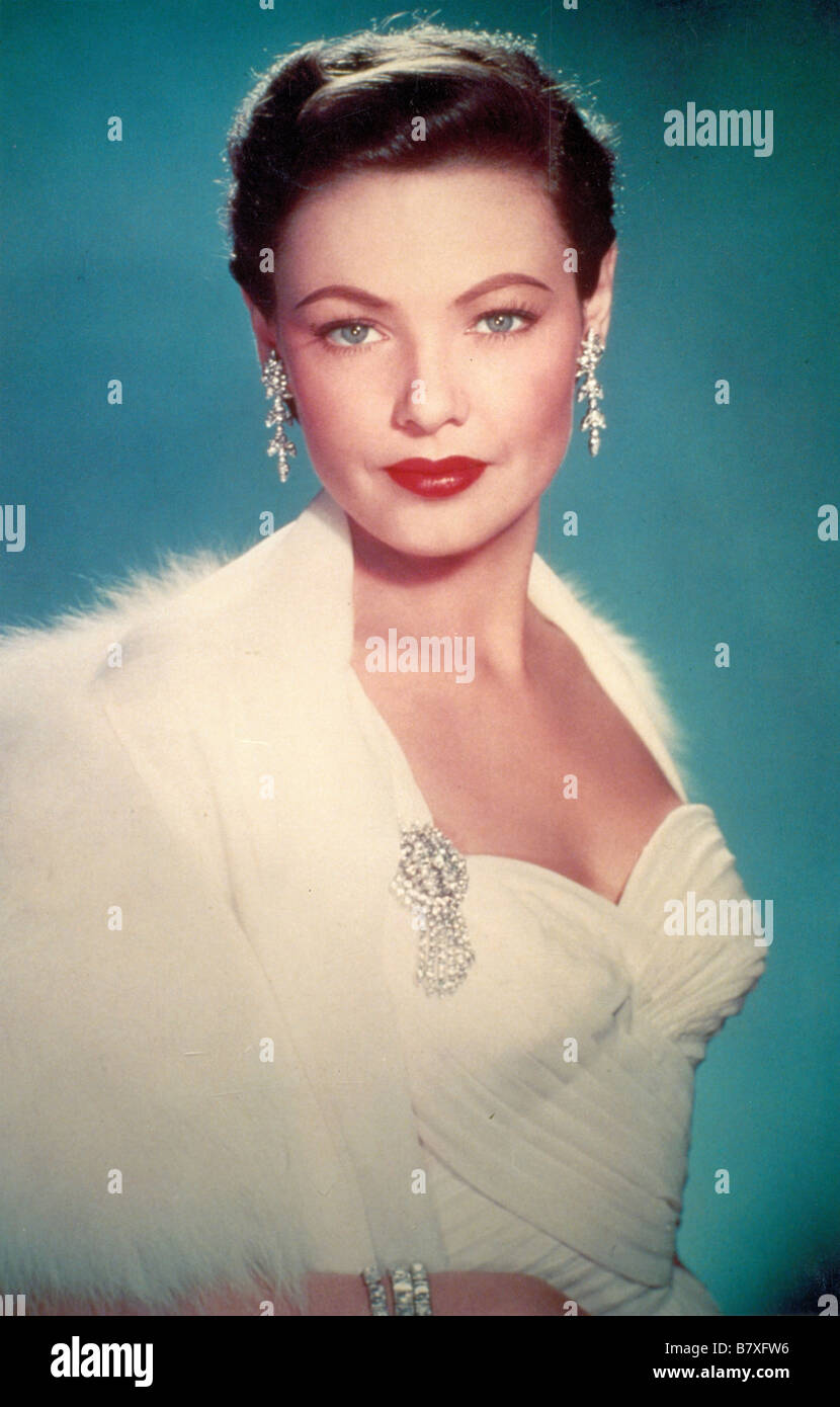 Gene Tierney gene Gene Tierney Tierney Foto Stock