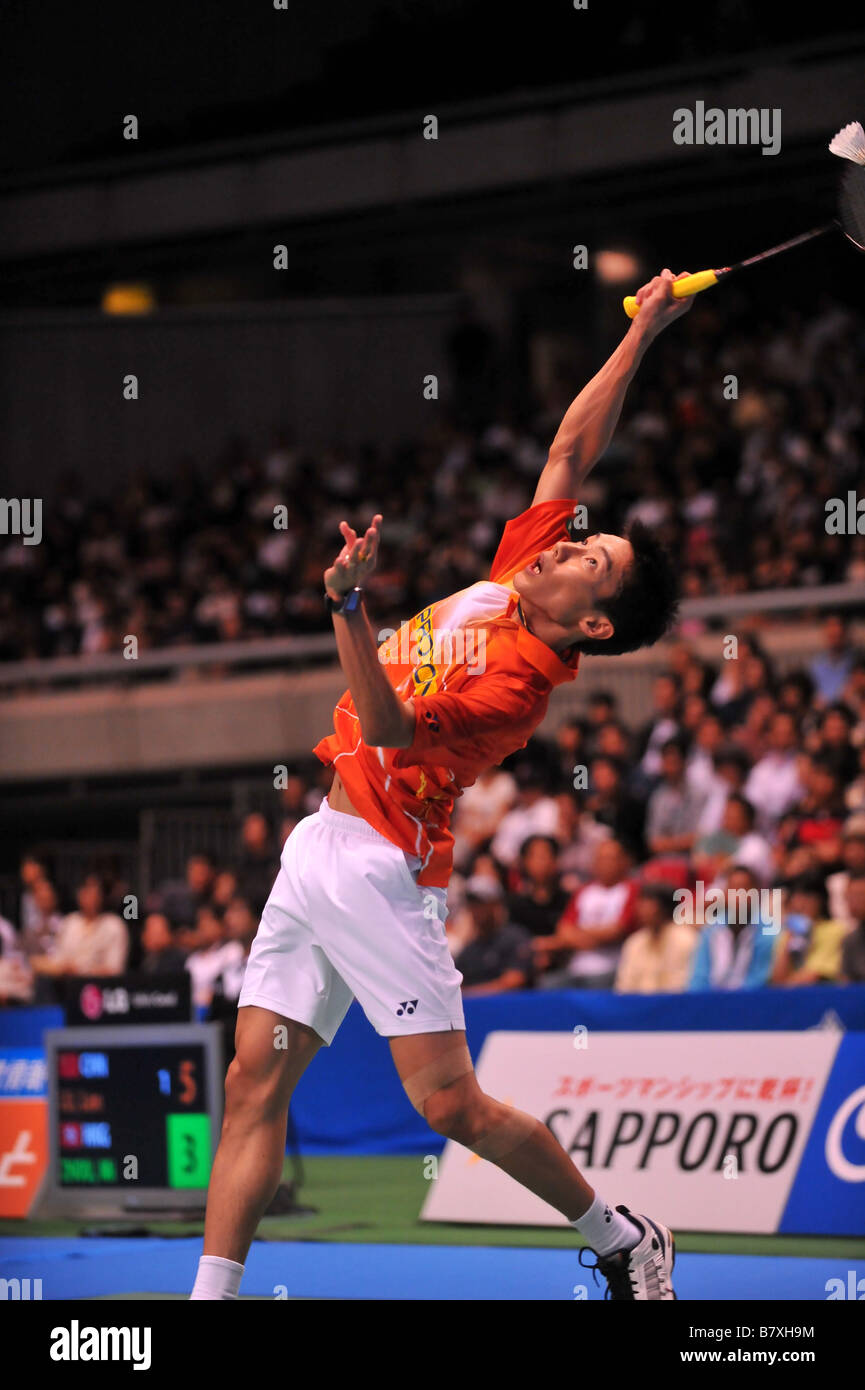 Lee Chong Wei MYS Settembre 20 2008 Badminton Overgrip Yonex Open Giappone 2008 Mens Singles semi finale presso il Tokyo Metropolitan Palestra Tokyo Japan Photo by Jun Tsukida AFLO SPORT 0003 Foto Stock