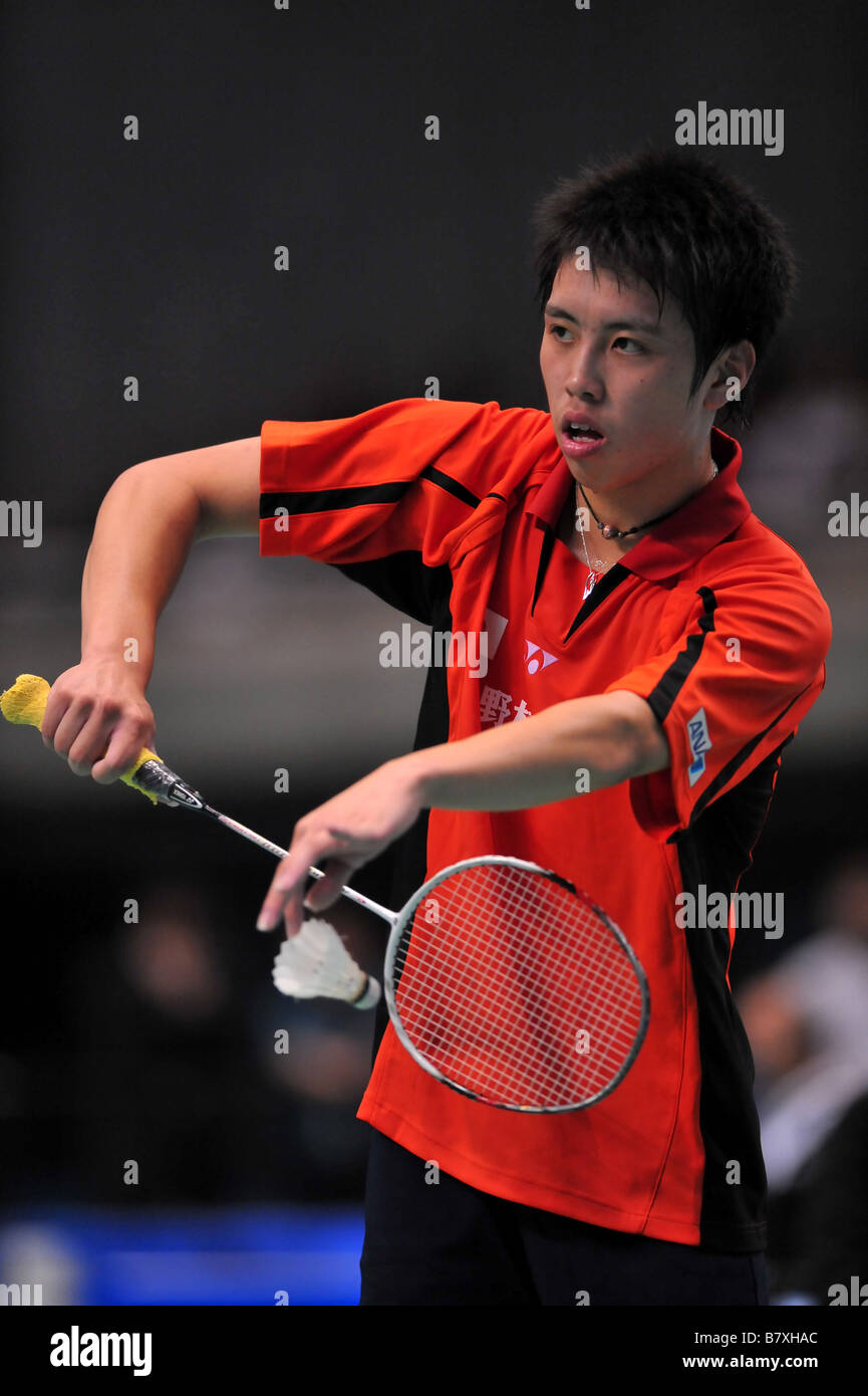 Kenichi Tago JPN Settembre 20 2008 Badminton Overgrip Yonex Open Giappone 2008 Mens Singles semi finale presso il Tokyo Metropolitan Palestra Tokyo Japan Photo by Jun Tsukida AFLO SPORT 0003 Foto Stock