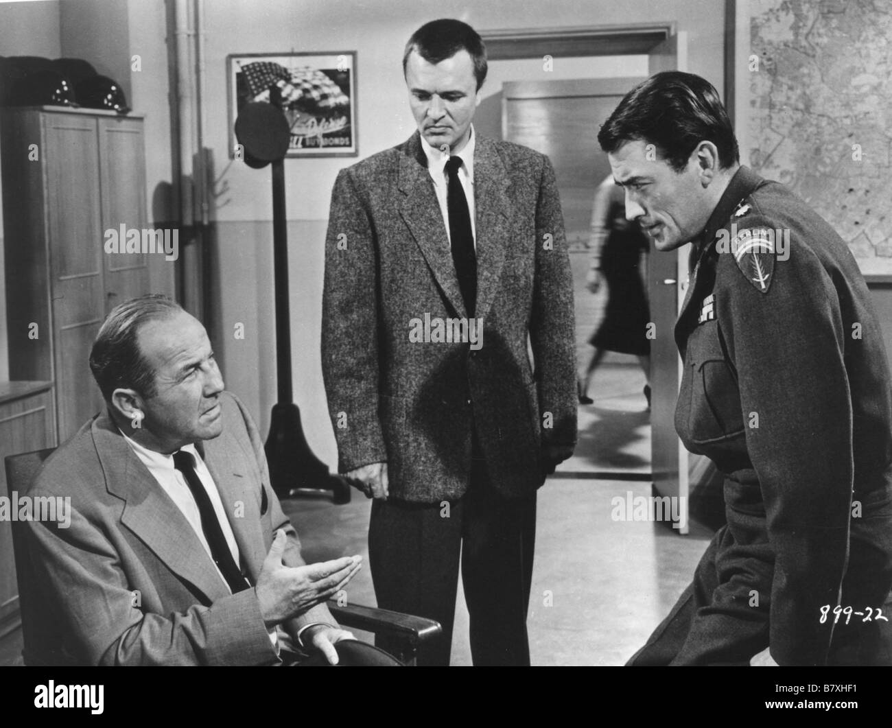 Notte la gente Anno: 1954 USA Gregory Peck , Broderick Crawford , Peter van Eyck Direttore: Nunnally Johnson Foto Stock