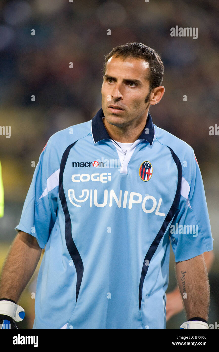 24 settembre 2008 soccer football serie a 2008 2009 Italia Bologna Renato Dall Ara Stadium Bologna vs Udinese 0 3 Francesco Antonioli Bologna Foto Stock