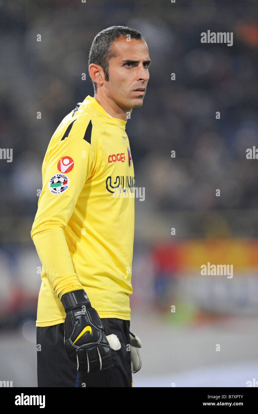 Francesco Antonioli Bologna 8 dicembre 2008 football serie a 2008 2009 Bologna vs Juventus 1 1 Italia Bologna Dall Ara Stadium Foto Stock