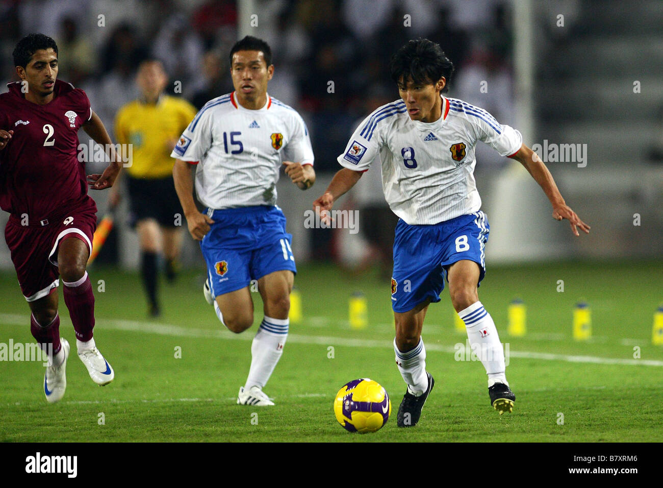 Tatsuya Tanaka JPN Novembre 19 2008 Football 2010 FIFA World Cup Asian round finale delle qualificazioni tra Qatar 0 3 Il Giappone a Doha in Qatar Foto di AFLO 2268 Foto Stock
