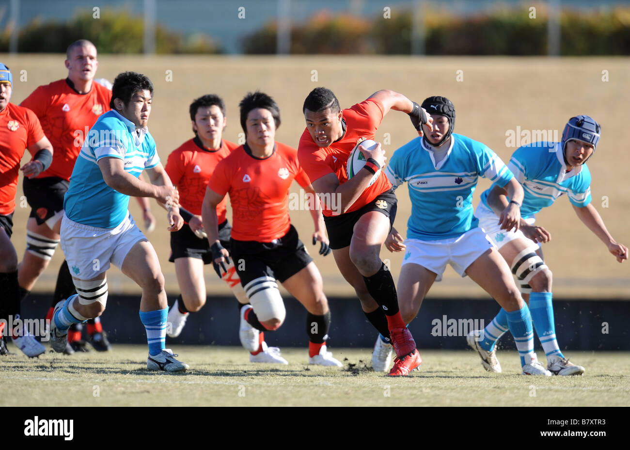 Hendrik Tui Teikyo 6 DICEMBRE 2008 Rugby i collegi di Kanto League match tra Teikyo University 43 0 la Keio University a Kumagaya Rugby Stadium Saitama Giappone Foto di Atsushi Tomura AFLO SPORT 1035 Foto Stock