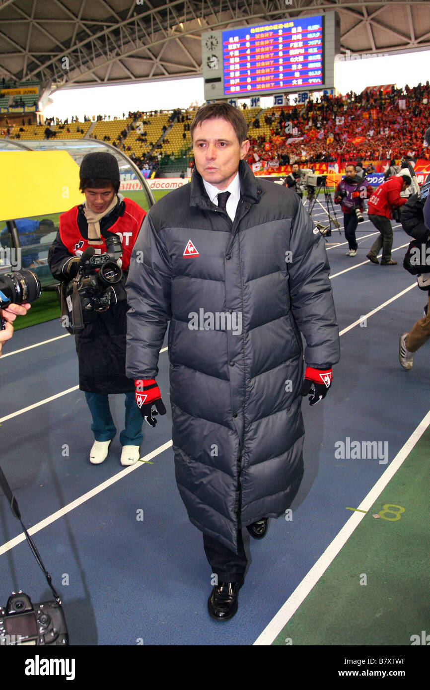 Dragan Stojkovic Head Coach Grampus 6 DICEMBRE 2008 Football 2008 J League Division 1 34th Sec match tra Oita Trinita 0 0 Nagoya Grampus a cupola Kyushusekiyu Oita Giappone Foto di Daiju Kitamura AFLO SPORT 1045 Foto Stock