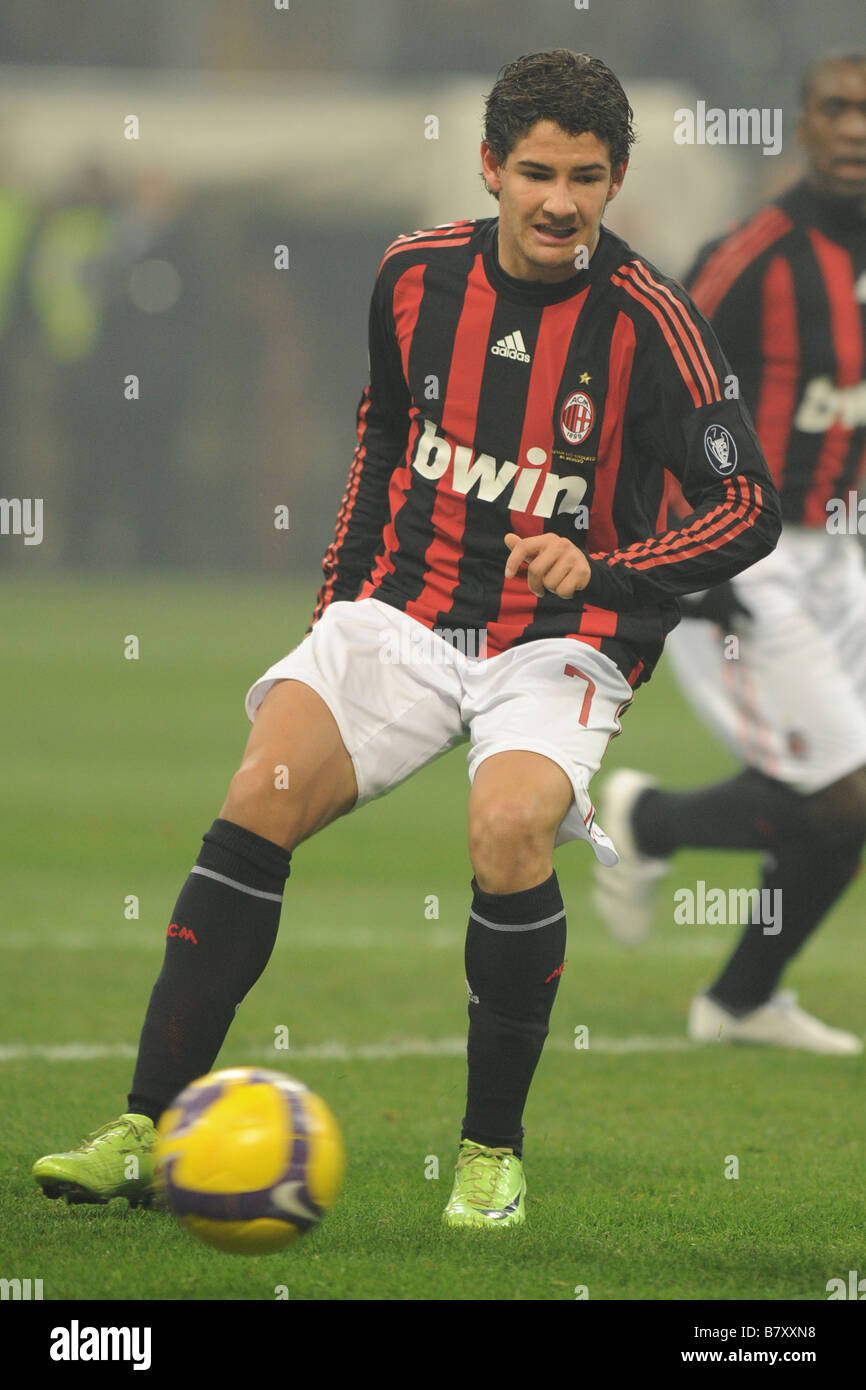 Alexandre Pato Milano il 17 dicembre 2009 il calcio italiano di Serie A Una partita tra AC Milan e Fiorentina allo stadio di San Siro in Foto Stock