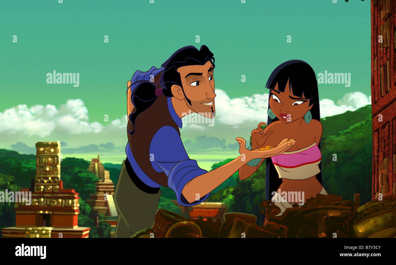 La strada per El Dorado Anno: 2000 USA Animazione Direttore: Bibo Bergeron sarà Finn Foto Stock