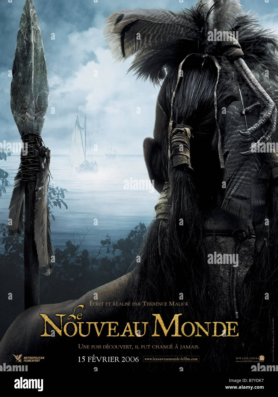 Il Mondo Nuovo Anno: 2005 USA affiche / poster Direttore: Terrence Malick Foto Stock