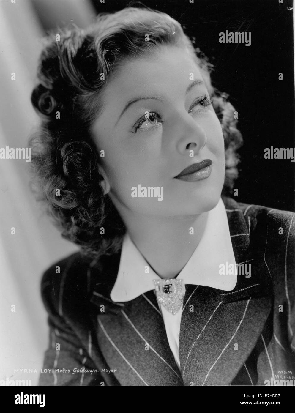 Myrna Loy Myrna Loy Myrna Loy Foto Stock