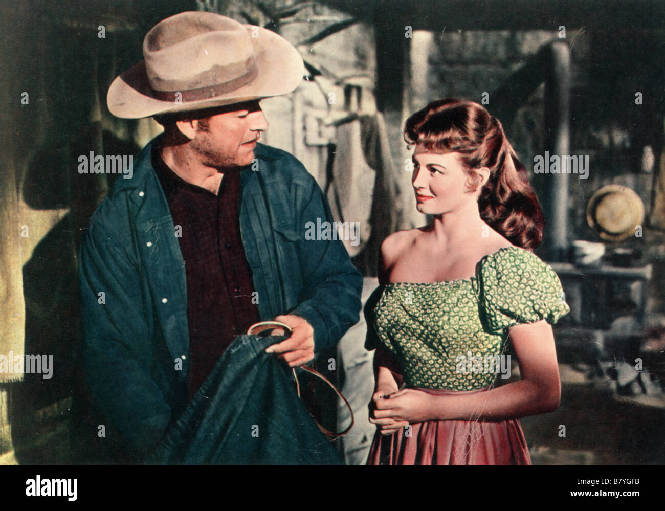 Tensione à Rock City tensione in corrispondenza di Table Rock Anno: 1956 USA Richard Egan , Angie Dickinson Direttore: Charles Marquis Warren Foto Stock