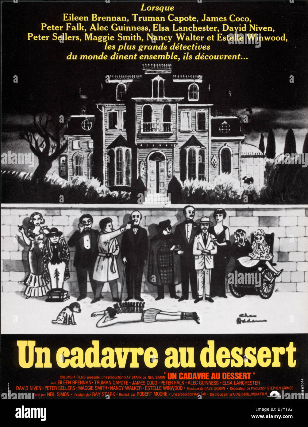 Omicidio dalla morte Anno: 1976 USA Regista: robert Moore poster (Fr) Foto Stock