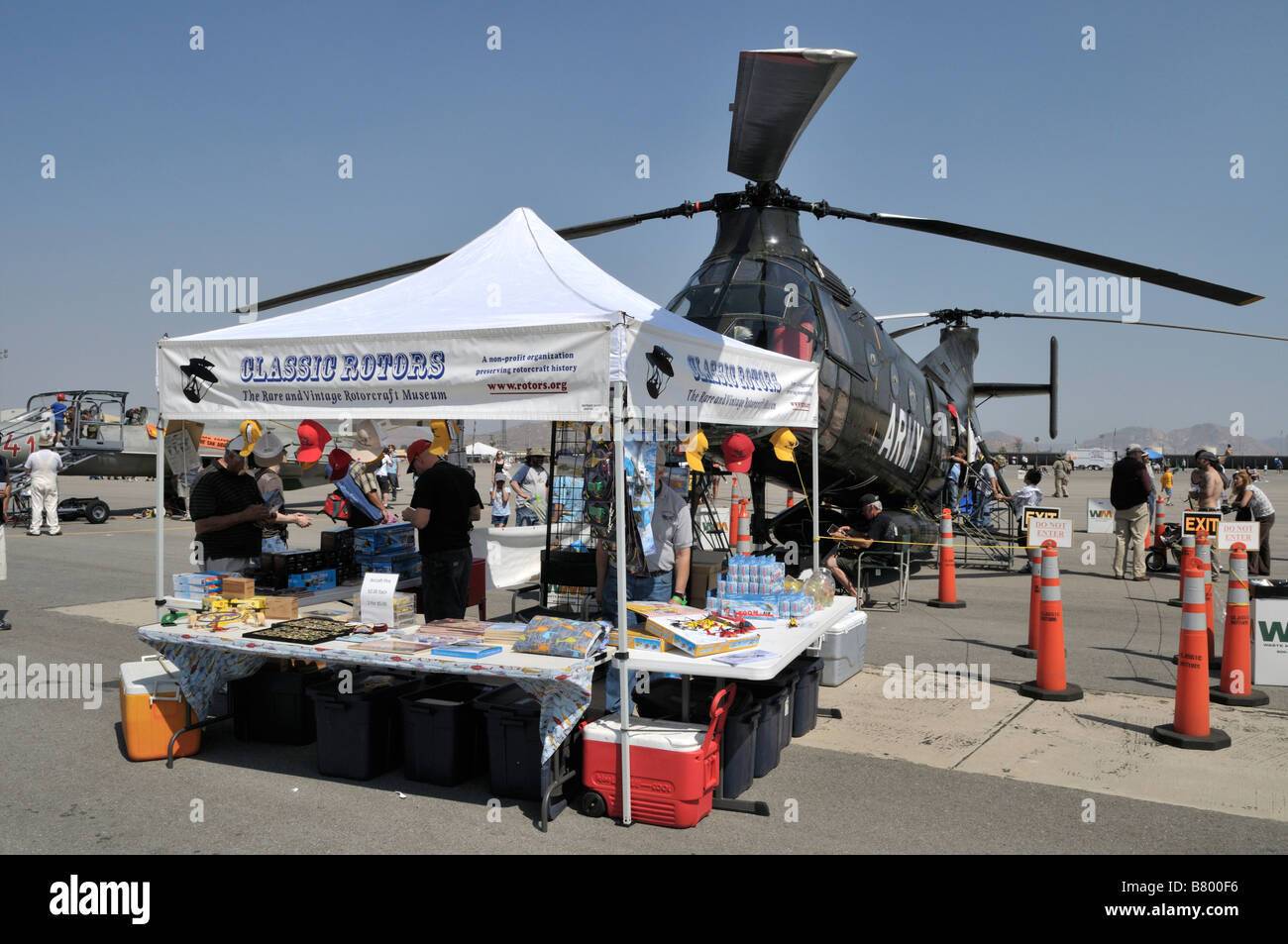 Un doppio rotore di elicottero Chinook Foto Stock