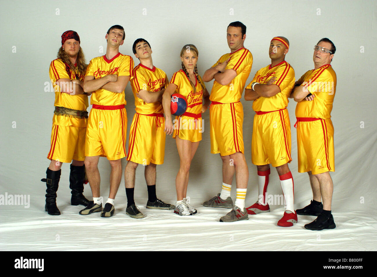 Dodgeball : un vero perdente Storia Anno: 2004 USA Chris Williams, Stephen Root, Vince Vaughn, Justin Long, Alan Tudyk, Christine Taylor, Joel Moore Direttore: Rawson Marshall Thurber Foto Stock