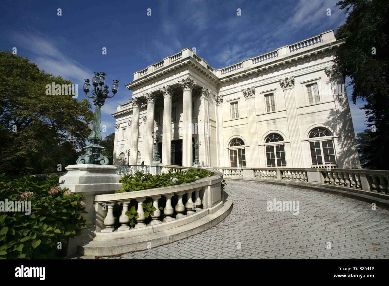 Casa di marmo, Vanderbilt Mansion, Newport, Rhode Island, STATI UNITI D'AMERICA Foto Stock