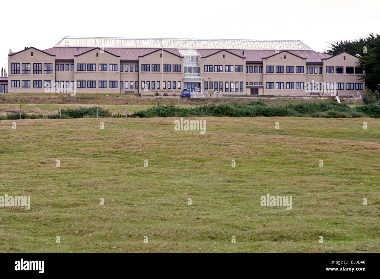 Scuola Stanley Isole Falkland Foto Stock