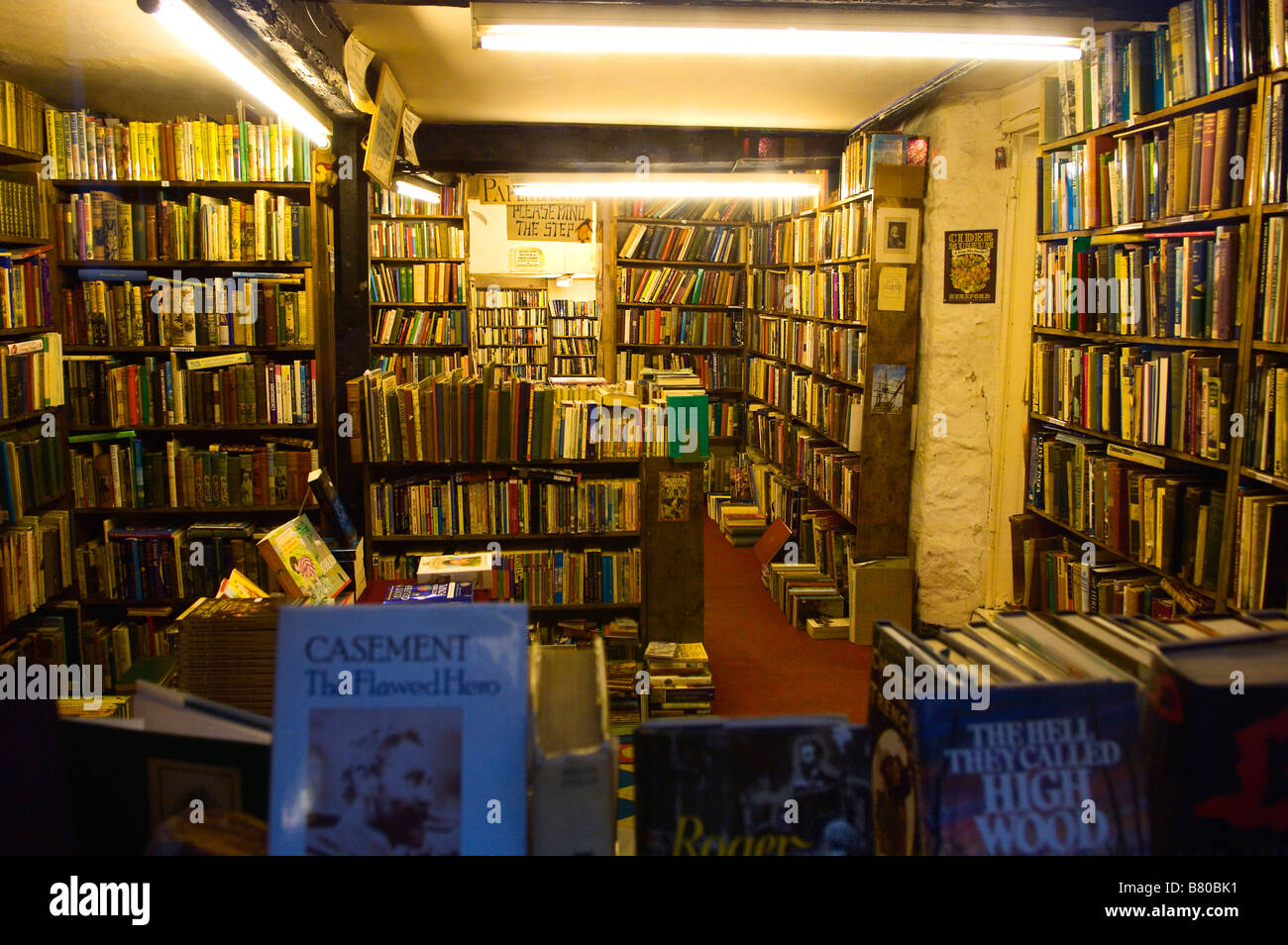 Bookshop Hay on Wye Galles Regno Unito Europa Foto Stock