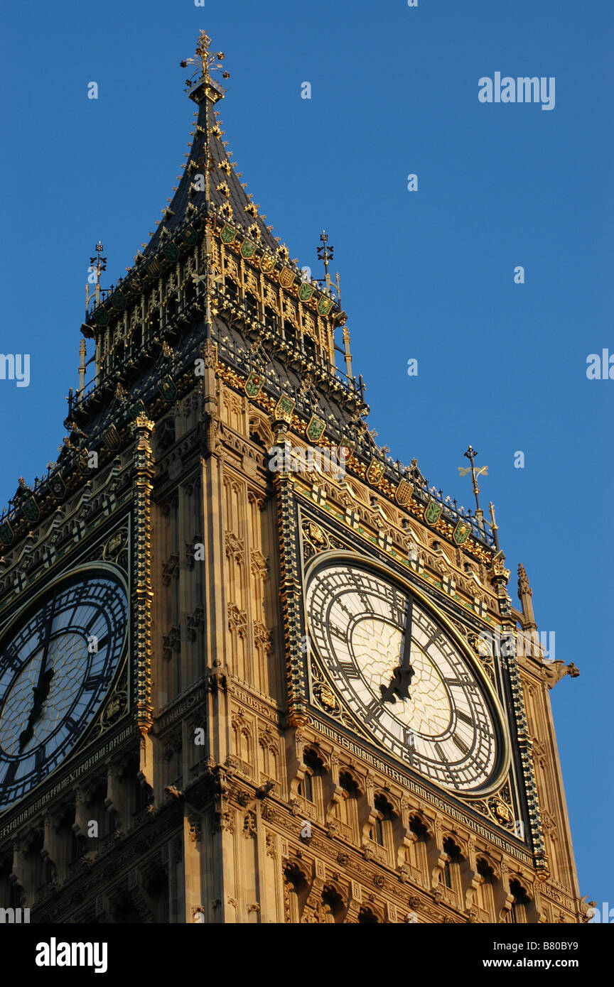 Big Ben Clock Tower a Londra. Foto Stock