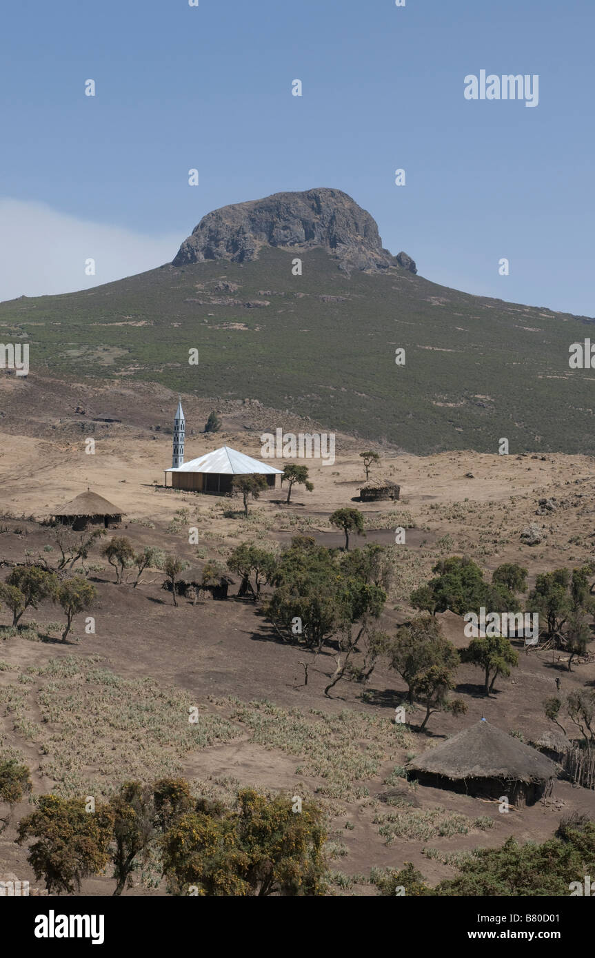 Moschea di balla montagne Etiopia Africa Foto Stock