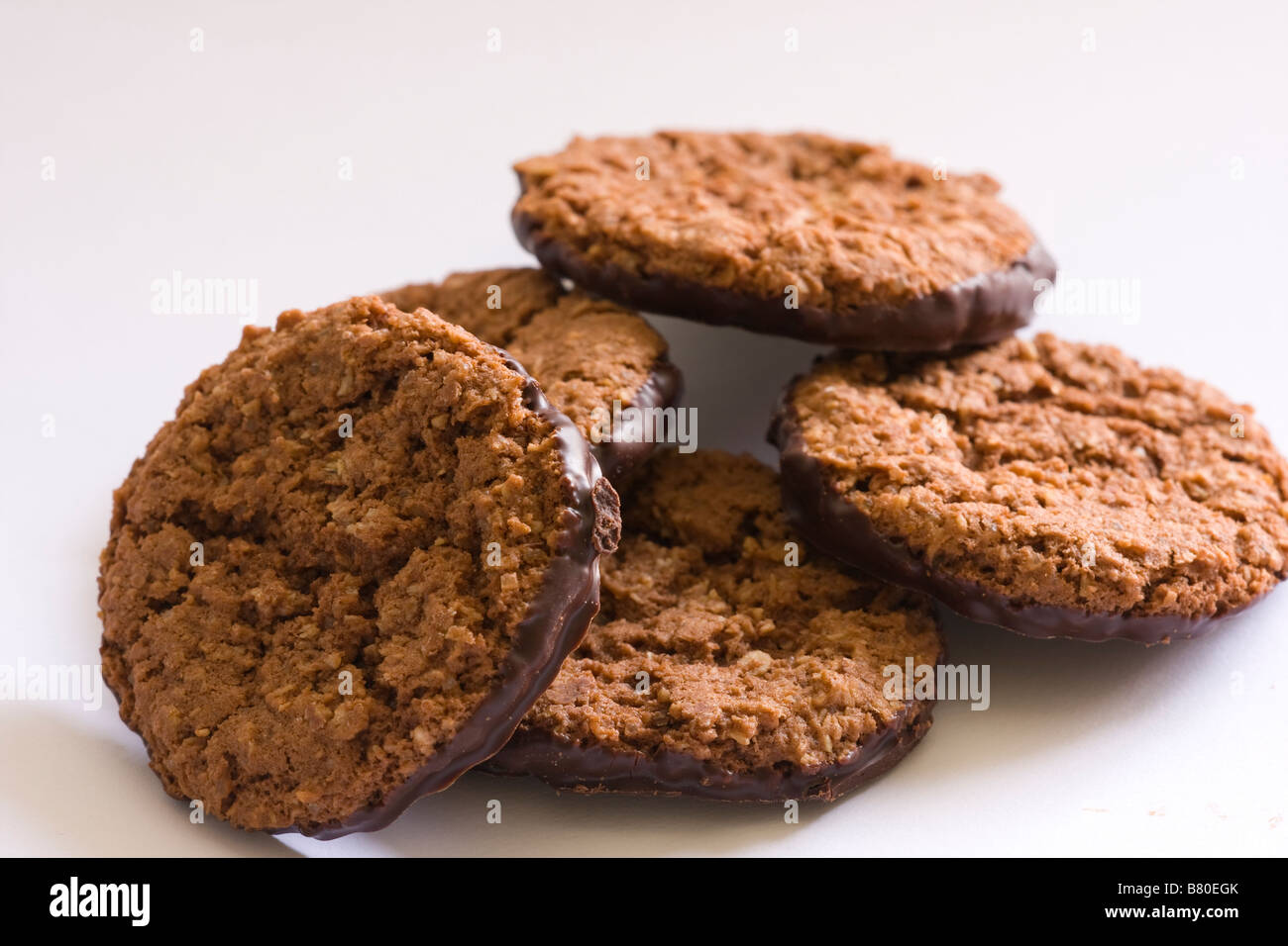 Cioccolato biscotti Flapjack Foto Stock