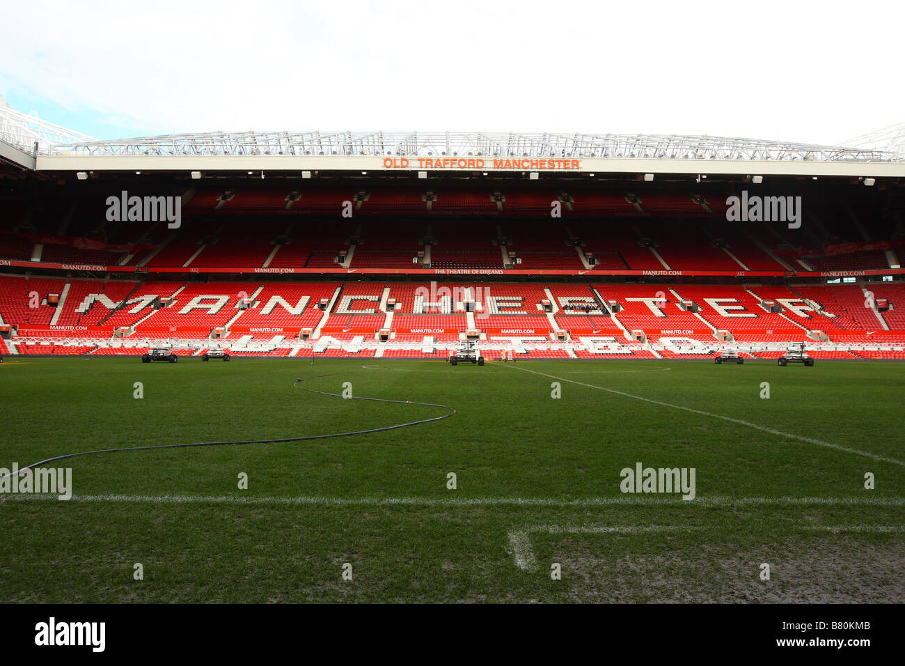 Il Manchester United Football Ground, Old Trafford Foto Stock